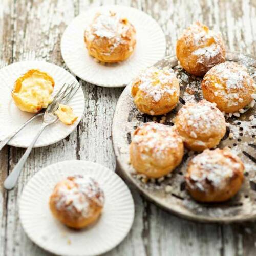 Chouquettes crème Diplomate